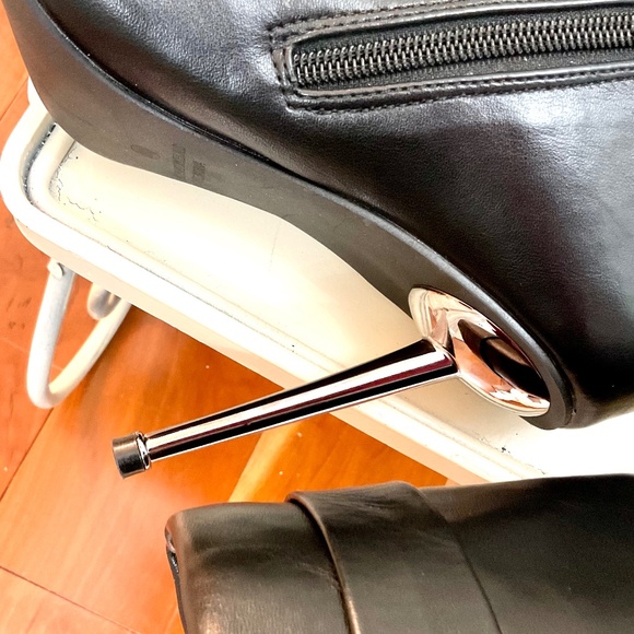 Liliana Black Fold Over Pointed Toe Side Zip Knee High Heel Boots sz 10 - Picture 13 of 16